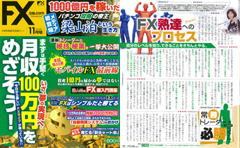 FX攻略.com 2010年11月号に掲載